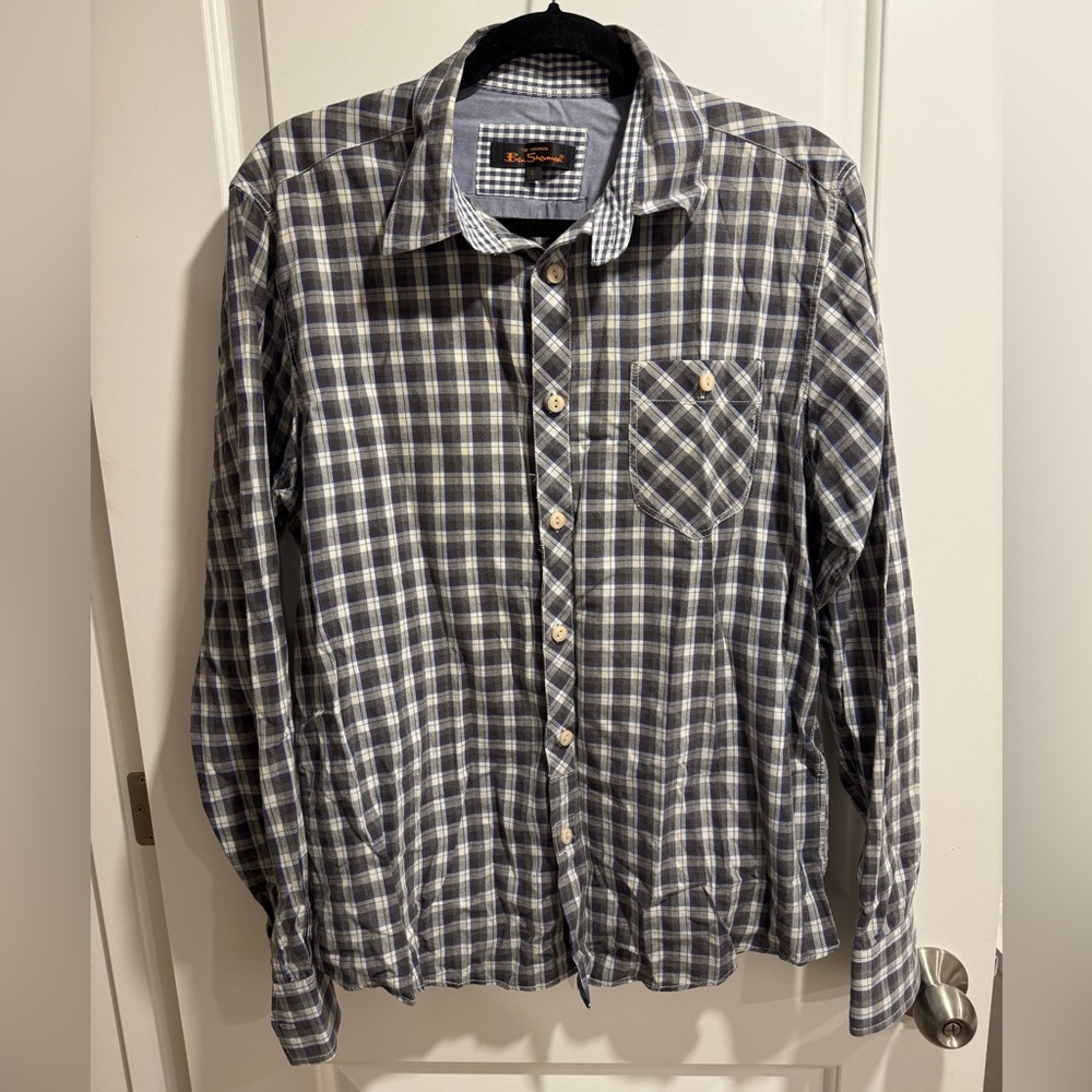 Ben Sherman 100% cotton button up shirt